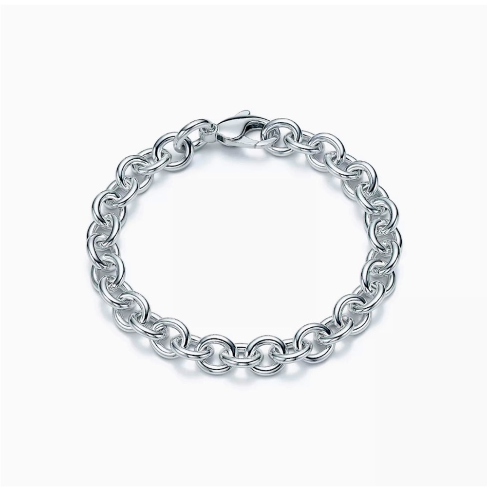 Tiffany & Co medium round link bracelet.